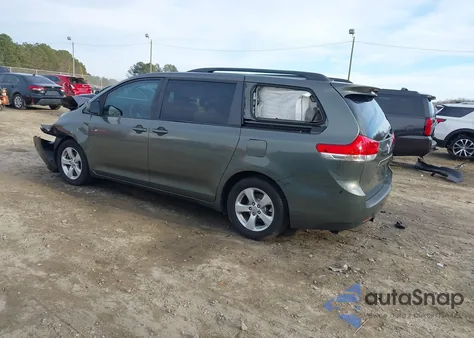 2011 Toyota Sienna Le V6 from USA, damaged, VIN 5TDKK3DC3BS154629